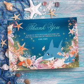 ザシーシャーク子供の誕生日ありがとう サンキューカード