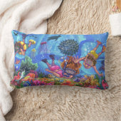 ザシーシュノーケリングキッズアート ランバークッション (ブランケット)