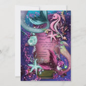 ザシースイミングバースデーパーティ招待状 招待状 (裏面)