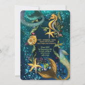 ザシースイミングバースデーパーティ招待状 招待状 (裏面)