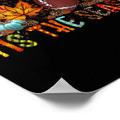 ザシーズンカボチャとスパイスサッカーハロウィーンFa ポスター (角)