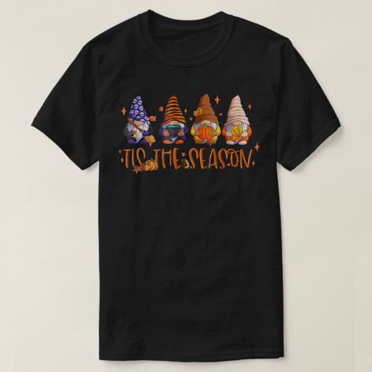 ザシーズンカボチャ格言秋秋かわいいハル Tシャツ (デザイン正面)