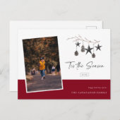 ザシーズンコージー自然フォトホリデーポストカード シーズンポストカード (正面/裏面)