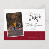 ザシーズンコージー自然フォトホリデーポストカード シーズンポストカード (正面)