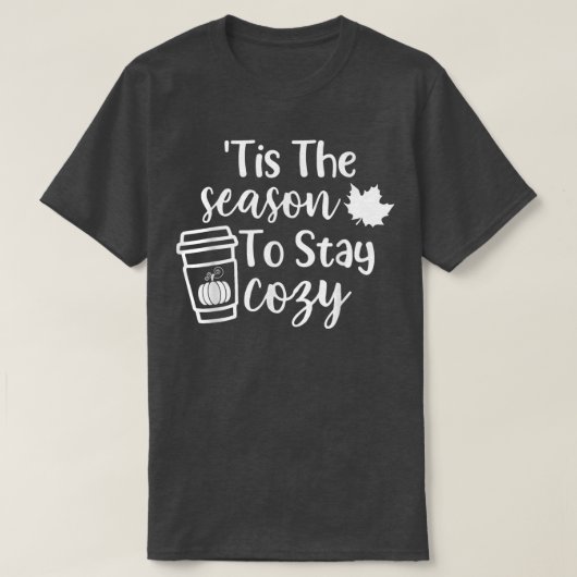 ザシーズンズズズズコージーな秋ビーブズオータム Tシャツ (デザイン正面)
