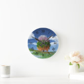 ザシーズンツリークロック ラウンド壁時計 (ホーム)