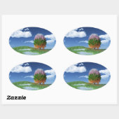 ザシーズンツリーシール 楕円形シール (シート)