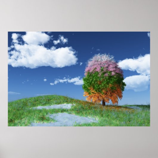 ザシーズンツリープリント ポスター (正面)