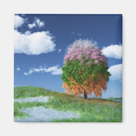 ザシーズンツリーマグネット マグネット (正面)