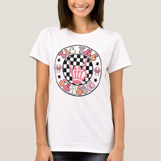 ザシーズンハロウィーンTシャツ | 幽霊ロックスター Tシャツ (正面)