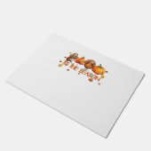 ザシーズンバセットハウンドドッグ秋感謝祭 ドアマット (アングル)