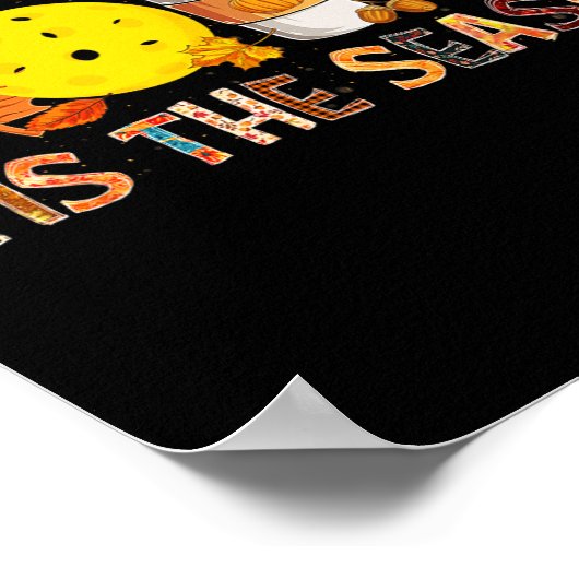 ザシーズンヒョウかぼちゃピクレルハロウィーン秋 ポスター (角)