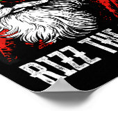 ザシーズンブルサンタクおもしろいロクールースをリズザシーズンメリー ポスター (角)