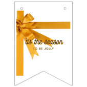 ザシーズンホテル金ゴールドバンティングバナー バンティングフラッグ (第1の旗)