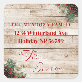 ザシーズンホリーホワイトウッド住所 シール