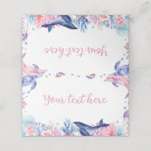 ザシータートルキッド誕生日食品座席表 プレイスカード (外部開封)