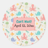 ザシーダコ海馬ジンベイジンベイヒトデ ラウンドシール (正面)