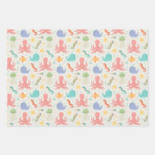 ザシーダコ海馬ジンベイジンベイヒトデ ラッピングペーパーシート (正面2)