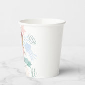 ザシーダークスキンマーメイドホワイト誕生日 紙コップ (左)