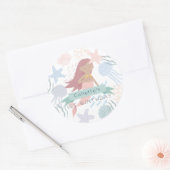 ザシーダークスキンマーメイド誕生日 ラウンドシール (封筒)