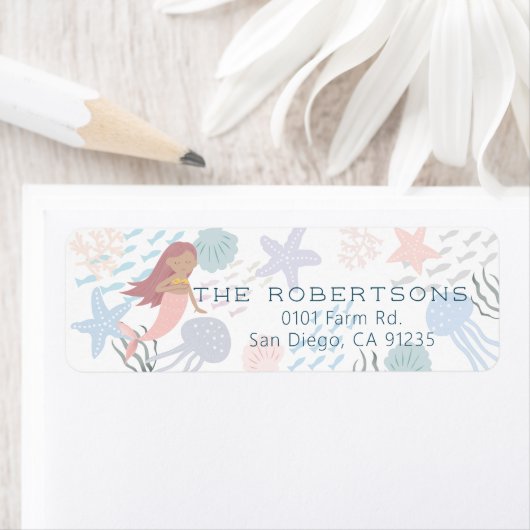 ザシーダークスキンマーメイド誕生日 ラベル (インサイチュ)