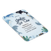 ザシードルフィンシャーククジラ誕生日子 マグネット (右側)