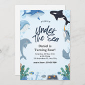 ザシードルフィンシャーククジラ誕生日 シーズンカード (正面/裏面)