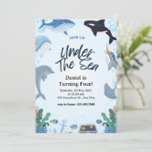 ザシードルフィンシャーククジラ誕生日 案内状 (スタンド正面)