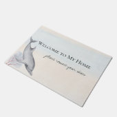 ザシードルフィンパーソナライズされた2 ドアマット (アングル)