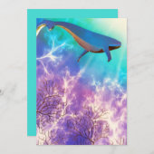 ザシーブルークジラの海水彩下 シーズンカード (正面/裏面)