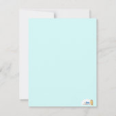 ザシーベビーシャワー招待状 招待状 (裏面)