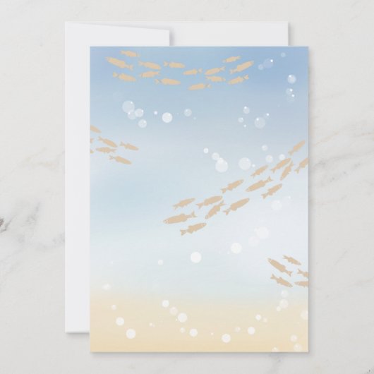 ザシーベビーシャワー招待状 招待状 (裏面)