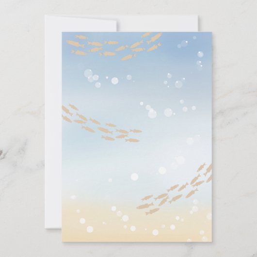 ザシーベビーシャワー招待状 招待状 (裏面)