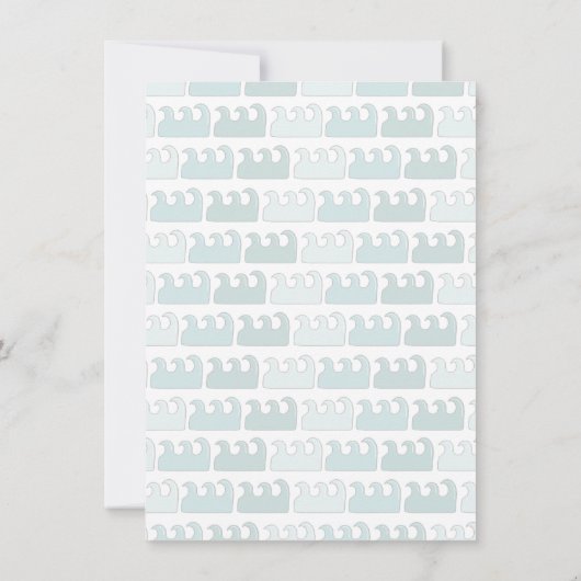 ザシーベビーシャワー招待状 招待状 (裏面)