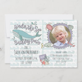ザシーホエールバースデーパーティー写真 招待状
