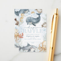 ザシーホエールベビーシャワーおむつラッフル