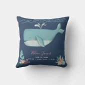 ザシーホエールレコード誕生装飾用クッション クッション (裏面)