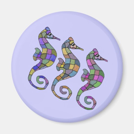 ザシーホース虹 マグネット (正面)