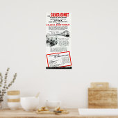 ザシーボードレールロードシルバーコメットトレイン ポスター (キッチン)