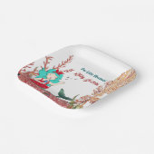  ザシーマーメイドシンギングコーラルリーフ誕生日 ペーパープレート (傾斜あり)