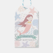 ザシーマーメイドシーグリーン誕生日 ギフトタグ (正面)
