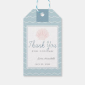 ザシーマーメイドシーグリーン誕生日 ギフトタグ (裏面)