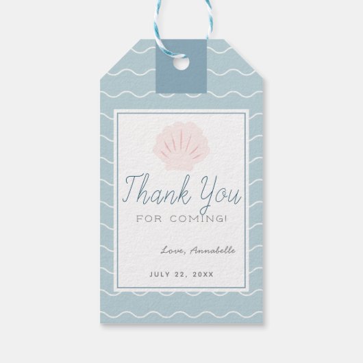 ザシーマーメイドシーグリーン誕生日 ギフトタグ (裏面)