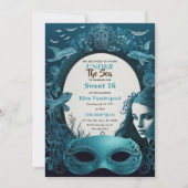 ザシーマーメイドスウィート16招待状 招待状 (正面)
