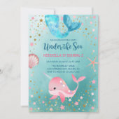 ザシーマーメイドナルワル誕生日 招待状 (正面)