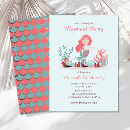 ザシーマーメイドプリンセス誕生日 招待状