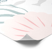 ザシーマーメイドホワイト誕生日へようこそ ポスター (角)