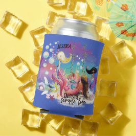 ザシーマーメイド海パープルターコイズ 缶クーラー