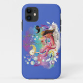 ザシーマーメイド海パープルターコイズ Case-Mate iPhoneケース (裏面)