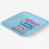 ザシーマーメイド誕生日 ペーパープレート (傾斜あり)